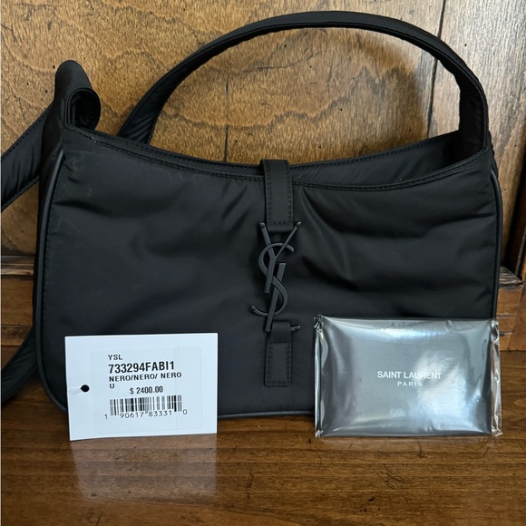 Saint Laurent le 5 a 7 black purse nwt - Picture 10 of 10